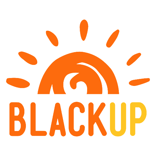 BLACK UP logo