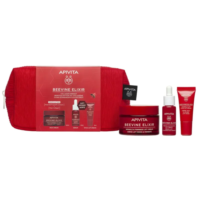 APIVITA BEEVINE ELIXIR RICH CREAM 50ml + NESESER Product Main Image