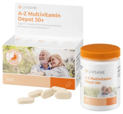 LIVSANE A-Z depo multivit 50+ tbl x 60 Product Main Image